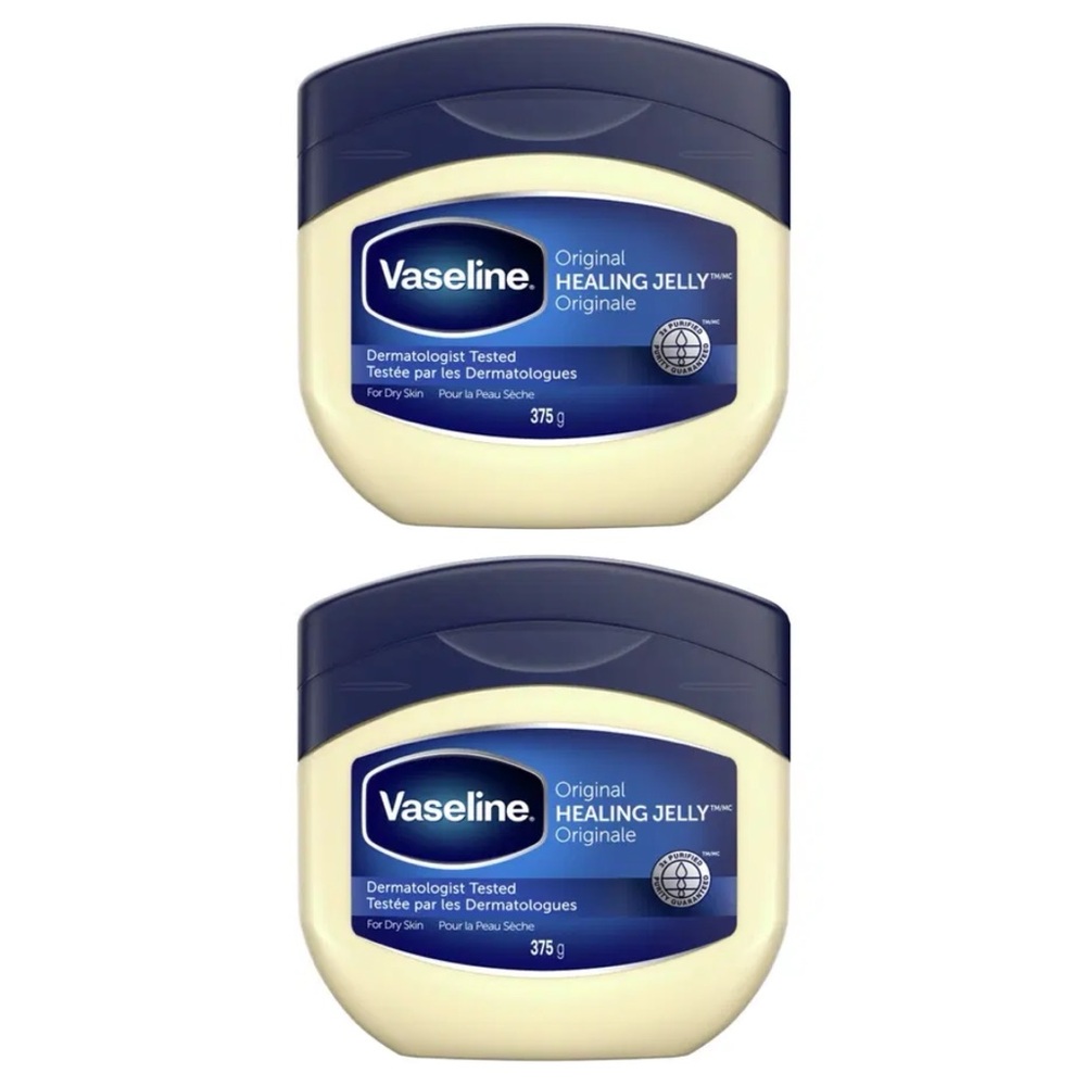 VASELINE ORIGINAL HEALING JELLY 375G X2 - BRAND NEW